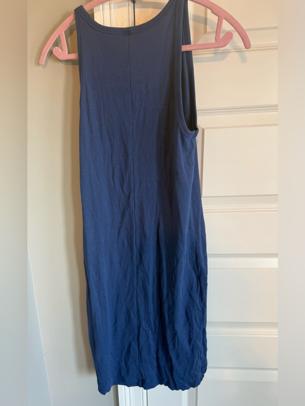 Old Navy Navy Blue Ribbed Tank Dress - Picture 3 of 3